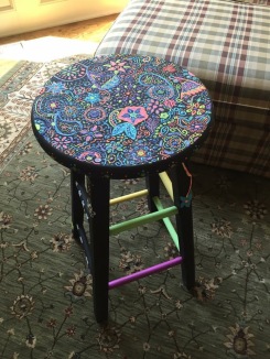 puffy paint stool
